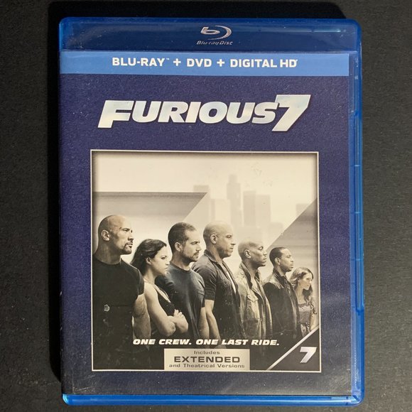 FURIOUS7 BLU RAY - Picture 1 of 4